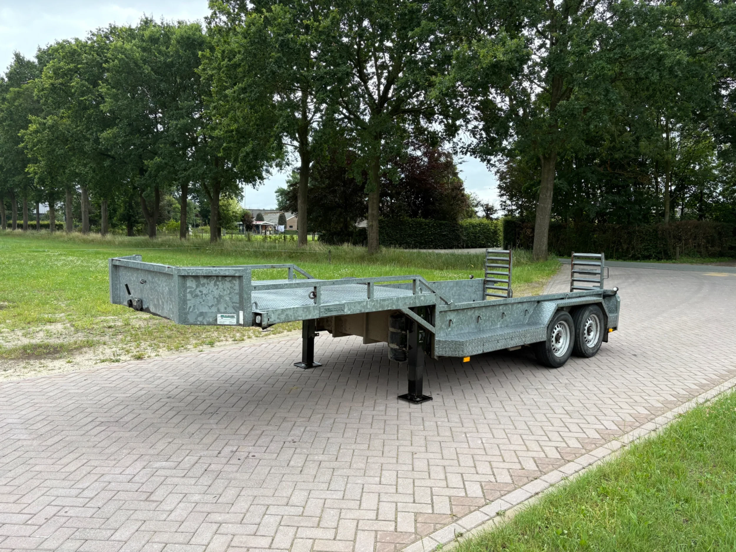 Veldhuizen 2008 - Be oplegger kuip dieplader 5.200 KG image 3
