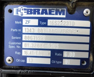 ZF N/A 2011 - 16S2220TD CGS M12 +PRIT / CARBON immagine 5