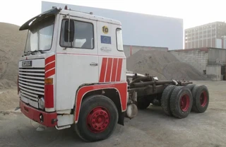 Scania LB140 V8 1975 - Scania LB 140 | 6x4 | Sleep cab | big turbo te koop