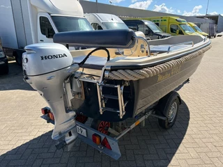 Malta  470S  - Polyester Sloep 10PK 4takt Honda inc kussens nieuwstaat + Trailer MARGE bild 9