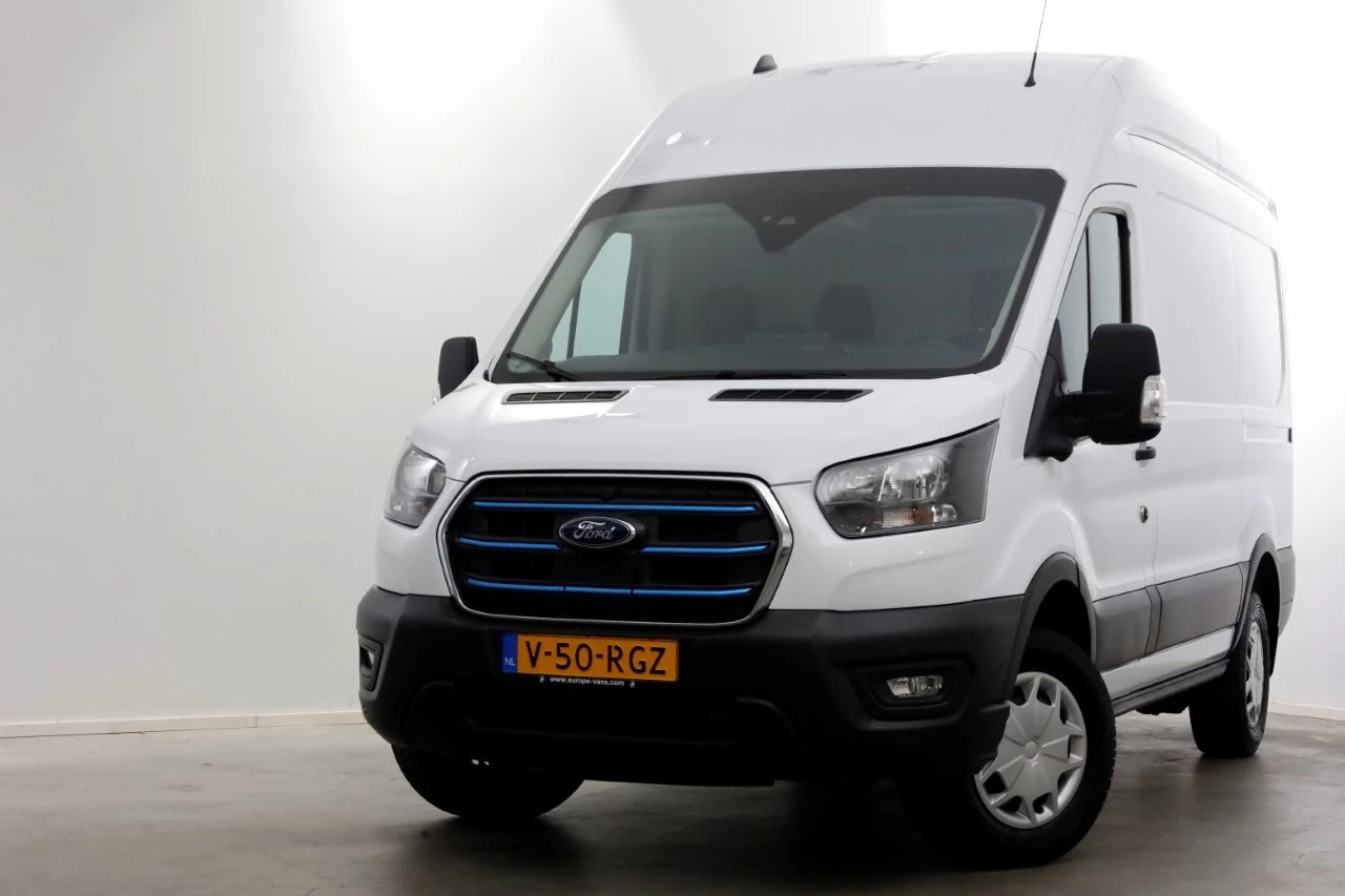 Ford E-Transit 2024 - 350 L2H3 68 kWh Trend 100% Elektrisch Snellader/Airco/Navi SOH 99% 12-2024 afbeelding 1