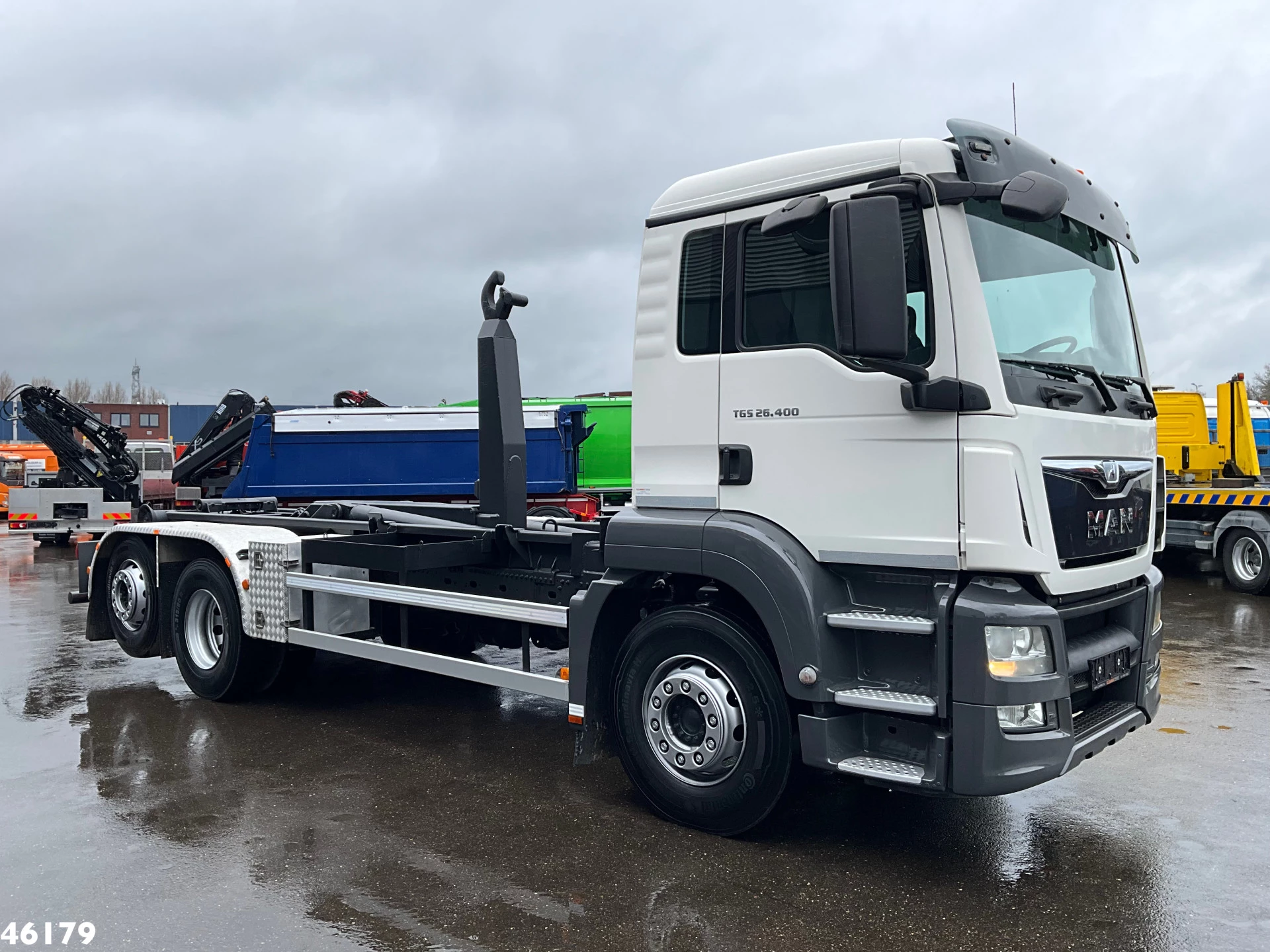 MAN TGS 2015 - 26.400 Euro 6 Retarder VDL 21 Ton haakarmsysteem imagem 5