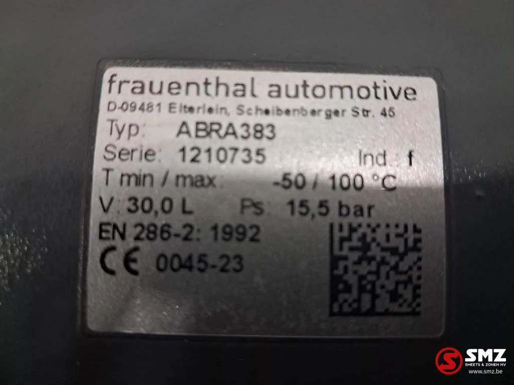 DAF 2023 - Occ Luchtketel 30L 15.5Bar DAF afbeelding 6
