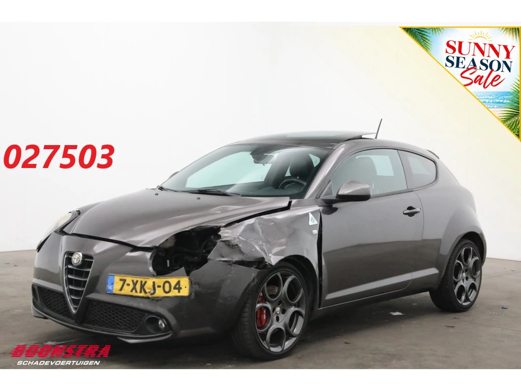 Alfa Romeo MiTo 2014 - 1.4 T Quadrifoglio Verde Aut. Pano Leder Cruise SHZ afbeelding 1