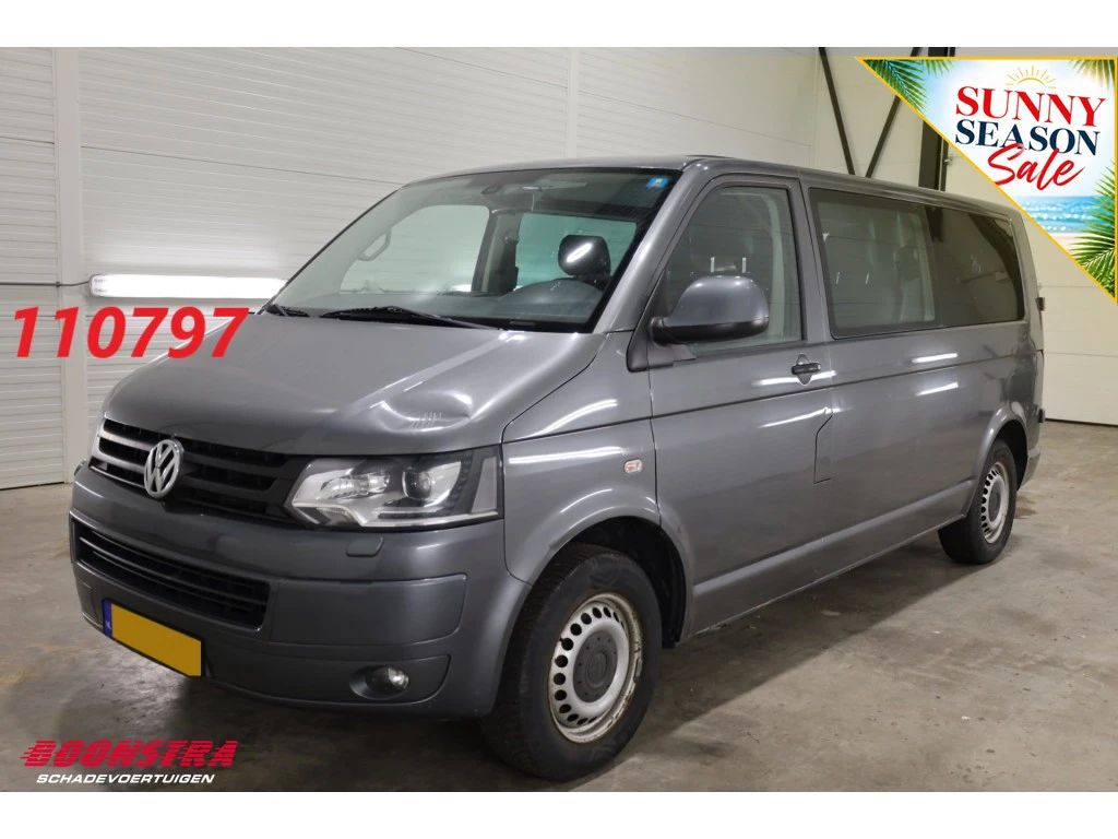 Volkswagen Transporter 2012 - 2.0 TDI L2-H1 DoKa 5-Pers. Leder Navi Airco Cruise PDC AHK afbeelding 1