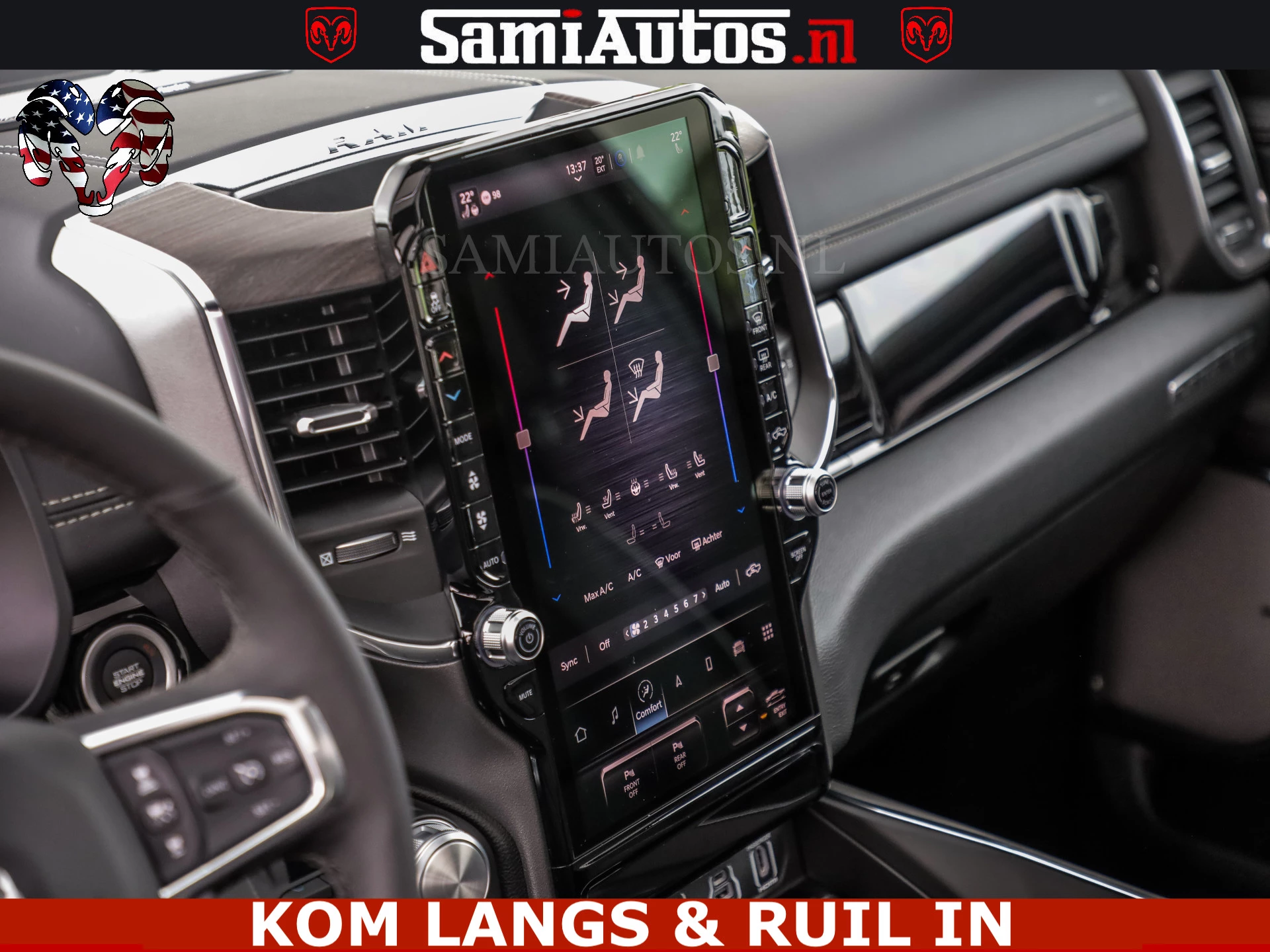 Dodge Ram Pick-Up 2024 - HUD | 420PK | LUCHTVERING | PANO | PASSAGIERSSCHERM | BOM EN BOM VOL | imagen 37