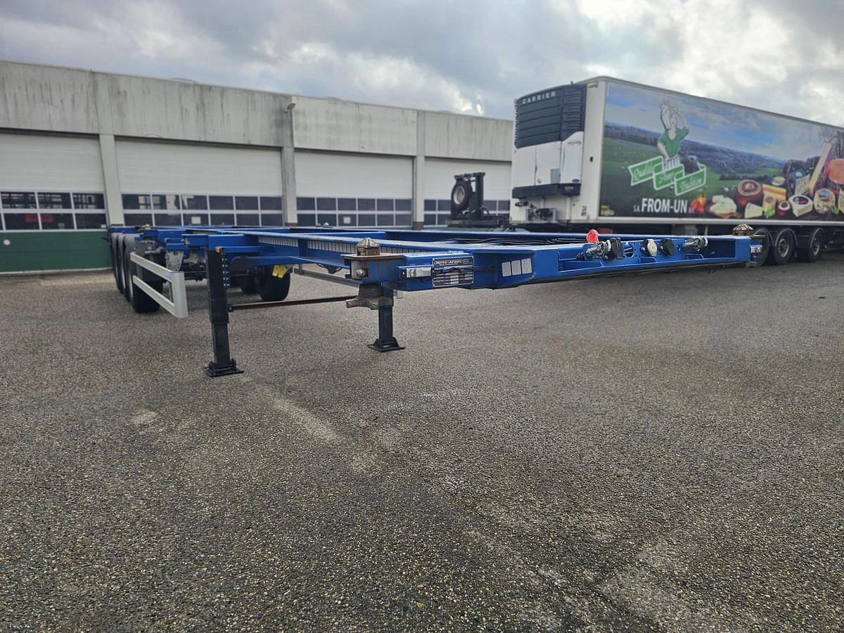 MENKE JANZEN 40 FOOT STRAIGHT / 2 X 20/30 FOOT./ BPW DRUM / STEEL /STEEL SUSPENSION / LIKE NEW. 2026 afbeelding 1
