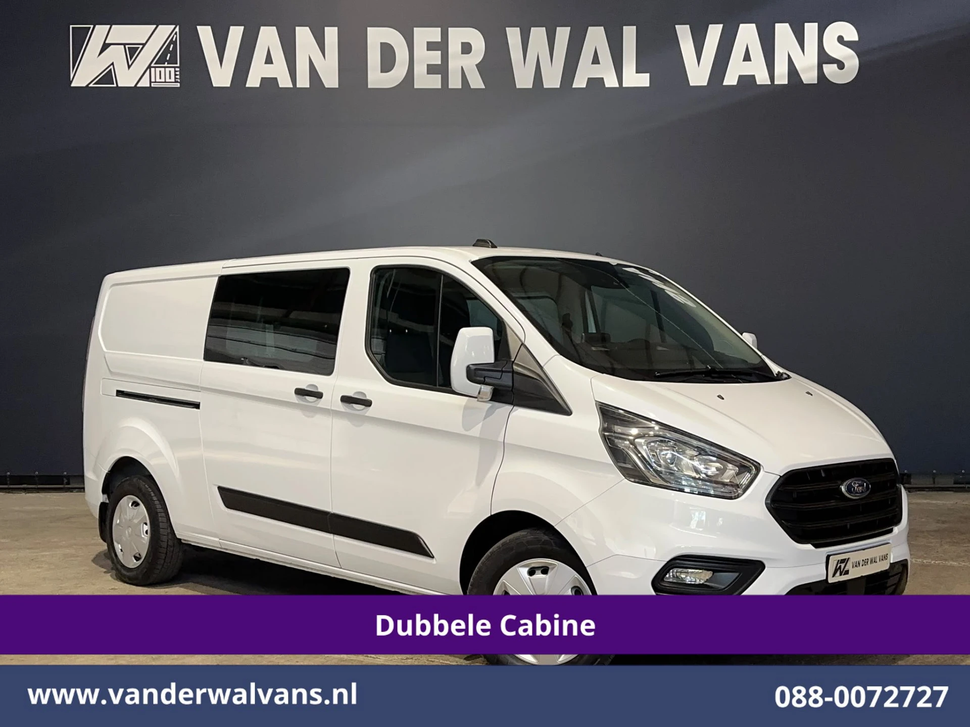 Ford Transit Custom 2021 - 2.0 TDCI 130pk Automaat L2H1 Dubbele cabine Euro6 Airco | 6-Zits | Camera | Navigatie | LED Bild 1