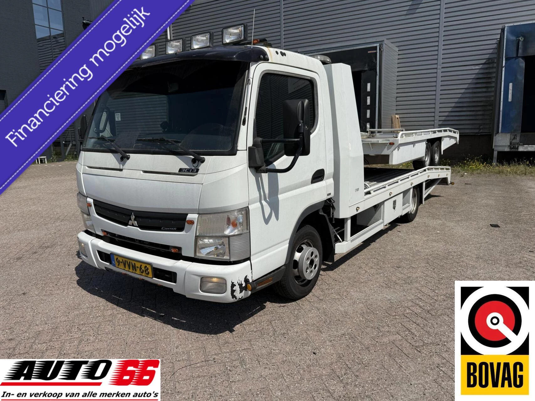 Mitsubishi Canter 2012 - 3C13 3.0 DI 385 Oprijwagen met AIRCO afbeelding 1