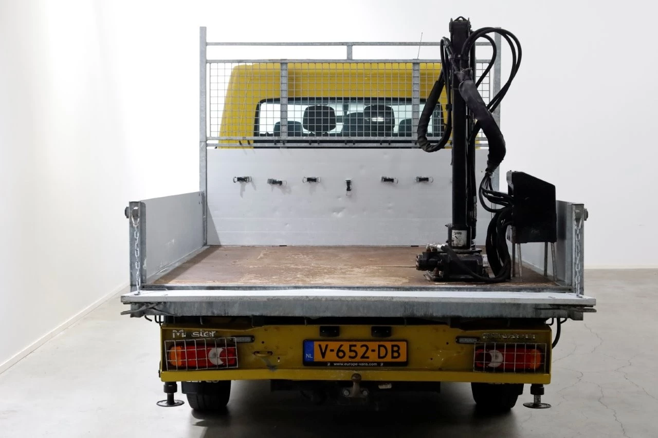 Renault Master 2016 - T35 2.3 dCi 130pk E6 L2H1 D.C. Open Laadbak + HIAB 013T Kraan 12-2016 imagen 8