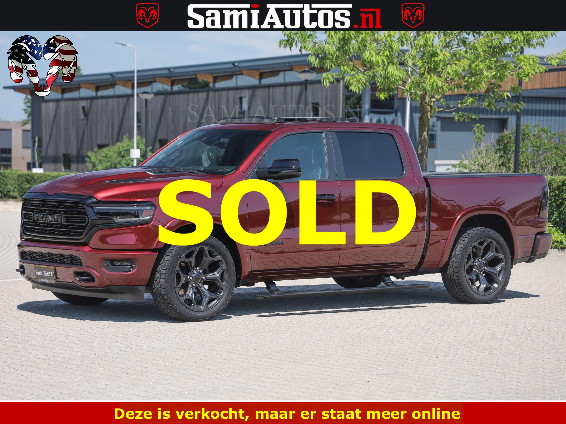 Dodge Ram Pick-Up 2024 - DELMONICO | LIMITED NIGHT 5.7 V8 | BOM VOL | HUD | LUCHTVERING | MEEST LUXE DUBBELE CABINE | 5 PERSOONS | obrázek 7