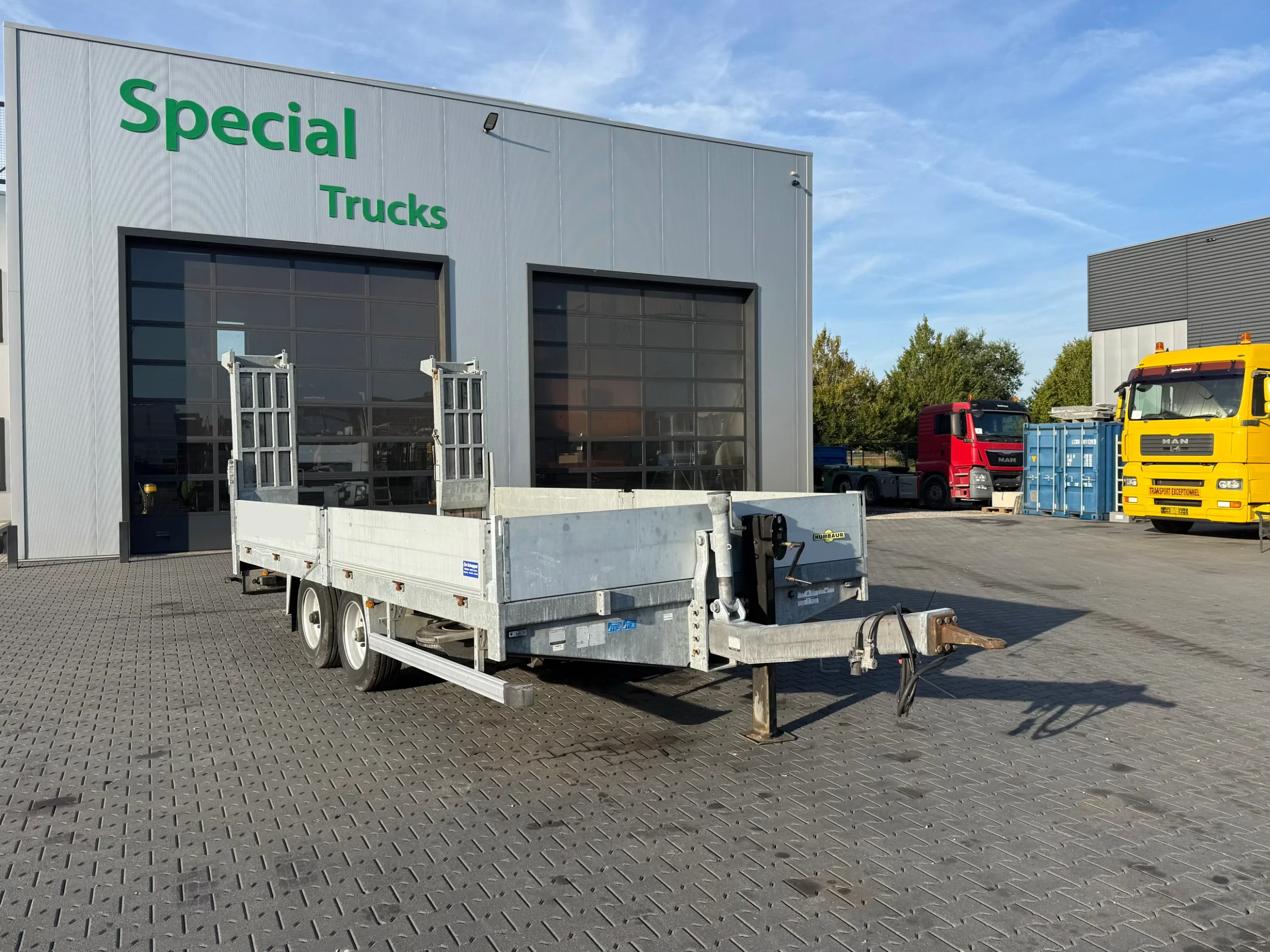 Humbaur 2016 - HT 105225 BS – 10.500 KG – Machine transporter – Oprij rampen – 7.700 KG Laadvermogen (90km/h) immagine 1