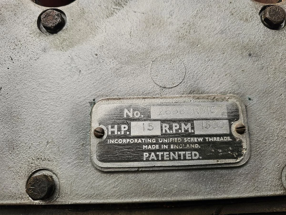 LISTER 15 HP OLD SHIPS DIESEL ENGINE WITH REVERSING CLUTCH 1945 Bild 5