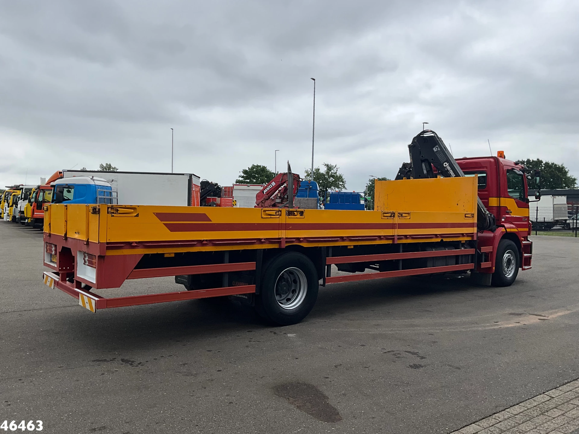 Mercedes-Benz AXOR 1824 Hiab 12 Tonmeter laadkraan 2008 Bild 8
