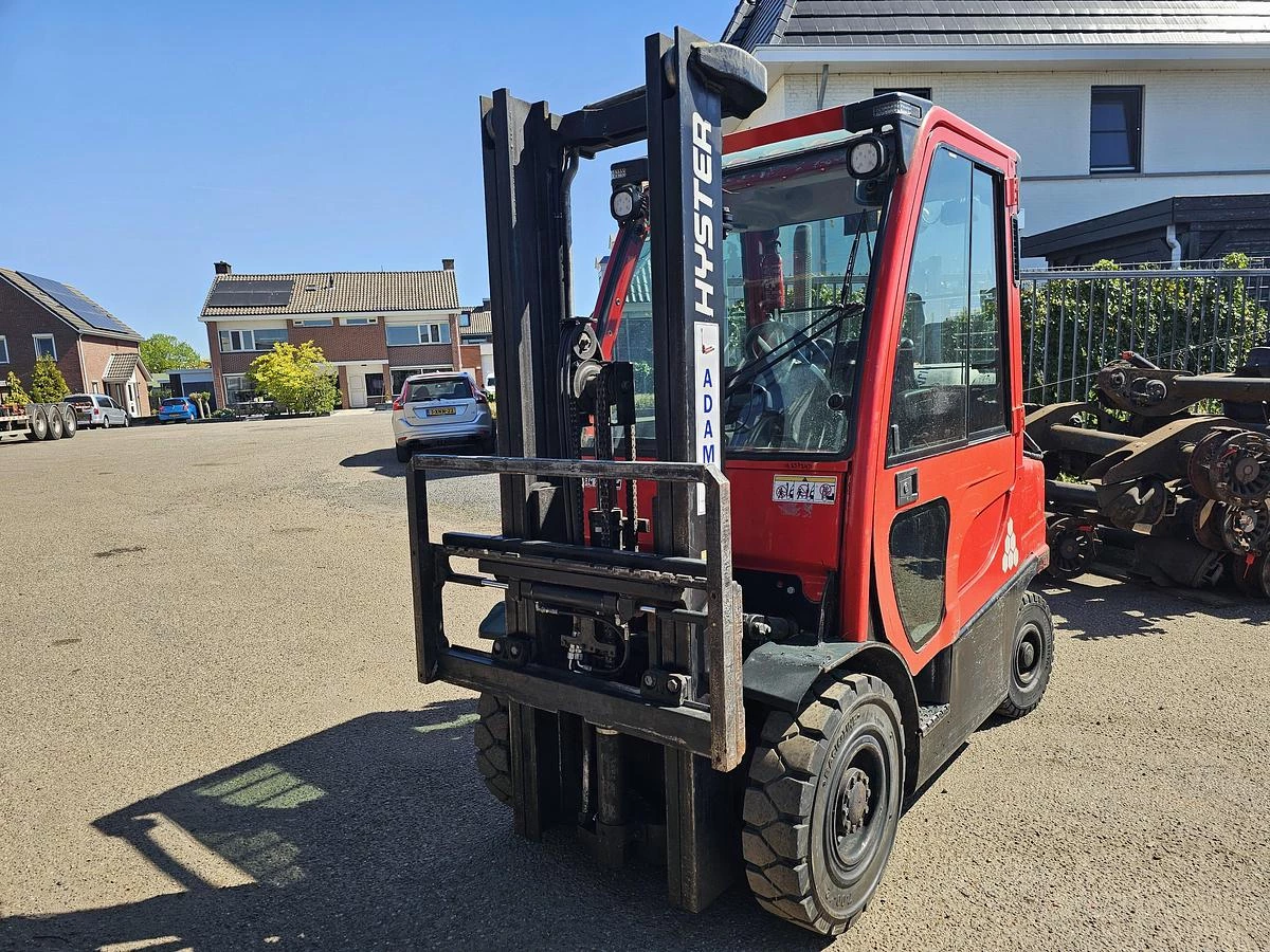 Hyster H2.5FT | DUPLEX 3.30 M | GAS | COMPLETE CABINE| SIDESIFT| 12457 HOURS. 2011 afbeelding 2
