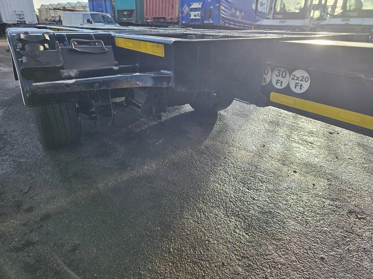 OZGUL GA08XS1 | 2 X EXTENDIBLE CHASSIS | GERMAN TRAILER| SAF DISC.| 3 PIECES. 2018 image 11