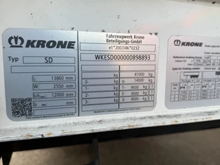 Krone N/A 2019 - SD - 3 AXLE - DISC BRAKES + SLIDING ROOF imagen 14