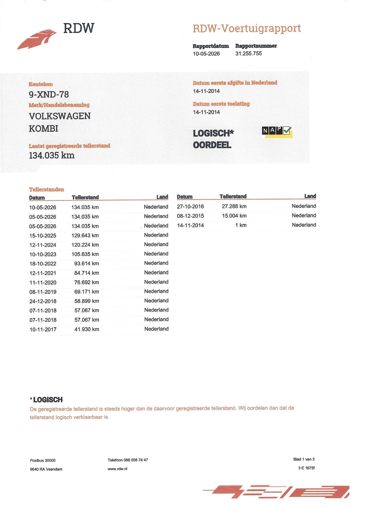 Volkswagen Transporter 2014 - Kombi 2.0 TDI L2H1 9 Persoons AUTOMAAT MARGE afbeelding 9