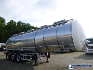 Fluid Chemical tank inox 37.5 m3 / 1 comp ADR 28-10-2025 2007 zdjęcie 2 miniatura