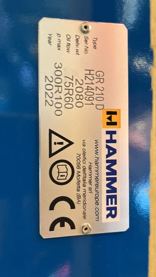 Hammer GR210D (fits 24-35 ton excavator) 2022 - N/A immagine 8