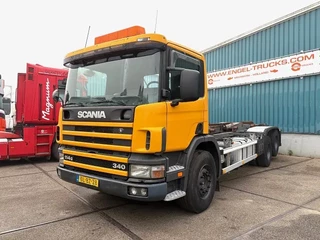 Scania P 2001 - P114-340 6x2 WITH MULTILIFT CONTAINERSYSTEM ONLY 80.500 KM!! ORIGINAL (10 TIRES / FULL STEEL SUSPENSION / 12 GEARS MANUAL GEARBOX / 9.000 KG. FRONT AXLE) obrazek 1