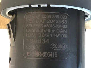 DAF N/A 2021 - 2043968 DRIVE MODE SWITCH GEARBOX (NEW) CF/XF EURO 6 image 2