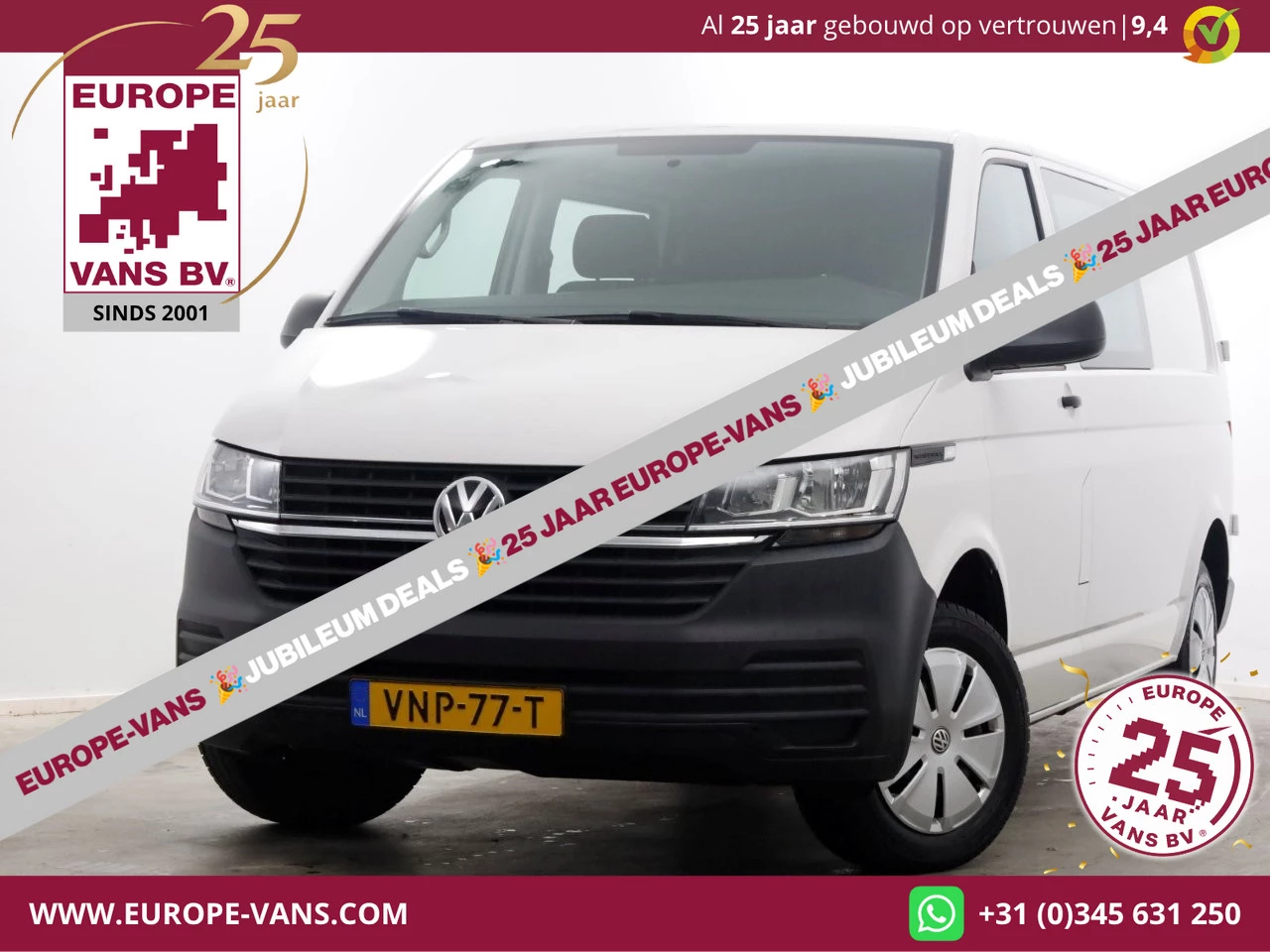 Volkswagen Transporter 2022 - T6.1 2.0 TDI 110pk Lang D.C. Airco/Cruise 02-2022 obrázek 1