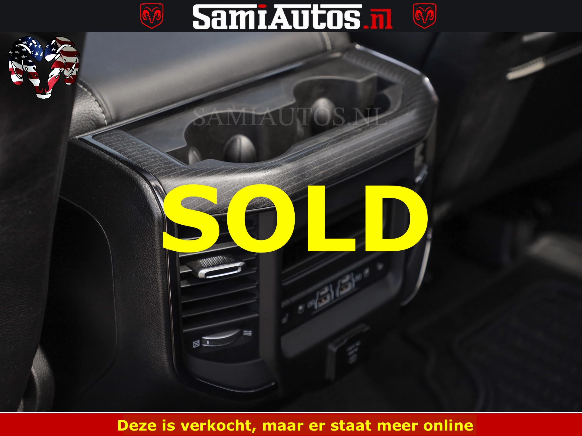 Dodge Ram Pick-Up 2024 - DELMONICO | LIMITED NIGHT 5.7 V8 | BOM VOL | HUD | LUCHTVERING | MEEST LUXE DUBBELE CABINE | 5 PERSOONS | obrázek 42