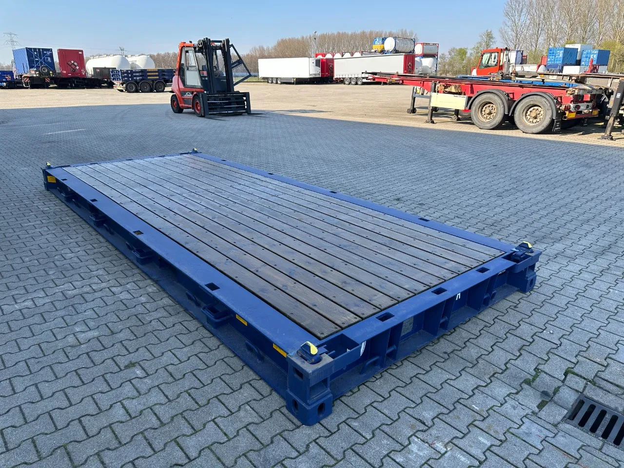 Diversen 2025 - NEW 20FT FLATRACK HARDWOODEN FLOOR / 4x available afbeelding 14