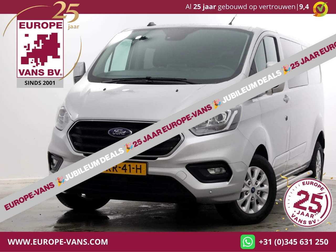 Ford Transit Custom 2022 - 2.0 TDCI 130pk L2H1 Limited D.C. Airco/Navi/LED 09-2022 imagen 1