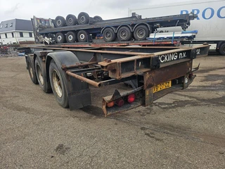 Van Hool 40 FOOT CONTAINER CHASSIS / 20 FOOT/ STEEL SUSPENSION/ BPW DRUM. 1995 afbeelding 3 miniatuur