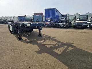 Van Hool 30 foot container chassis | tank container transport | saf Drum. 1998 - N/A obrazek 1