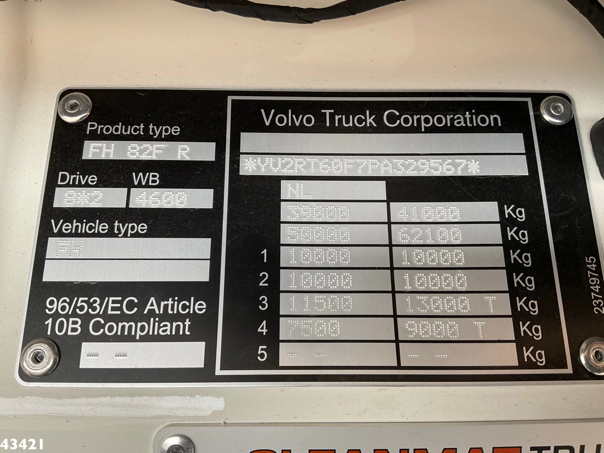 Volvo FH 2024 - 540 Effer 145 Tonmeter laadkraan + Fly-Jib! NEW AND UNUSED! afbeelding 38