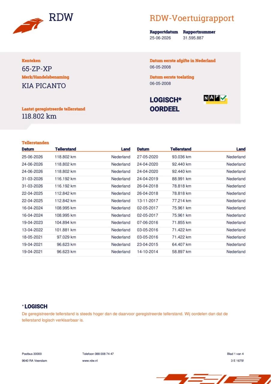 Kia Picanto 2008 - 1.1 X-ecutive Climatecontrol Bild 18