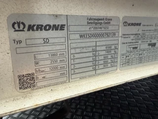 Krone N/A 2017 - WITH ALUMINIUM SIDEBOARDS, BPW AXLES, SLIDING ROOF obrazek 11