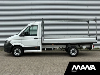 Volkswagen Crafter 2022 - 35 2.0 TDI L3 140pk Automaat Airco Navi Lederen Bekleding Open Laadbak afbeelding 2 miniatuur