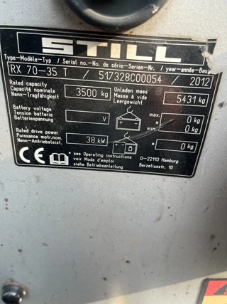 Still N/A 2012 - RX70-35 *Gas *Triplex *hoch *Seitenschieber *Zinkenverstellung zdjecie 26