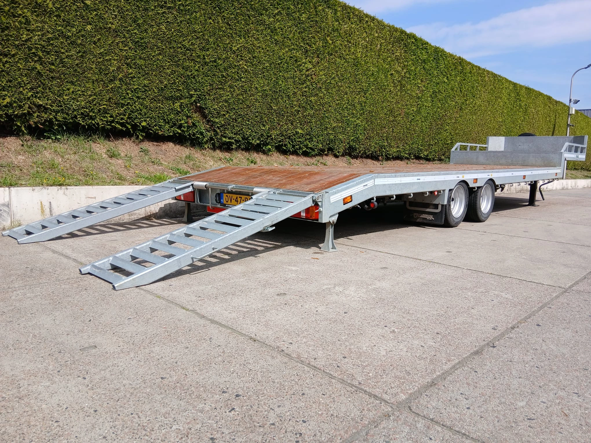 Veldhuizen 2025 - 8,0-tons Semi-dieplader oplegger 7,0 m. immagine 1
