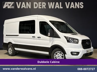 Ford Transit 2021 - 2.0 TDCI 131pk L3H2 Dubbele Cabine Euro6 Airco | Xenon | 5-Zits | Navigatie | LED | Apple Carplay afbeelding 1 miniatuur