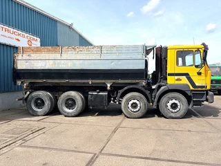 MAN FE 2001 - 410A 8x4 FULL STEEL KIPPER (ZF16 MANUAL GEARBOX / ZF-INTARDER / FULL STEEL SUSPENSION / REDUCTION AXLES / AIRCONDITIONING) immagine 4