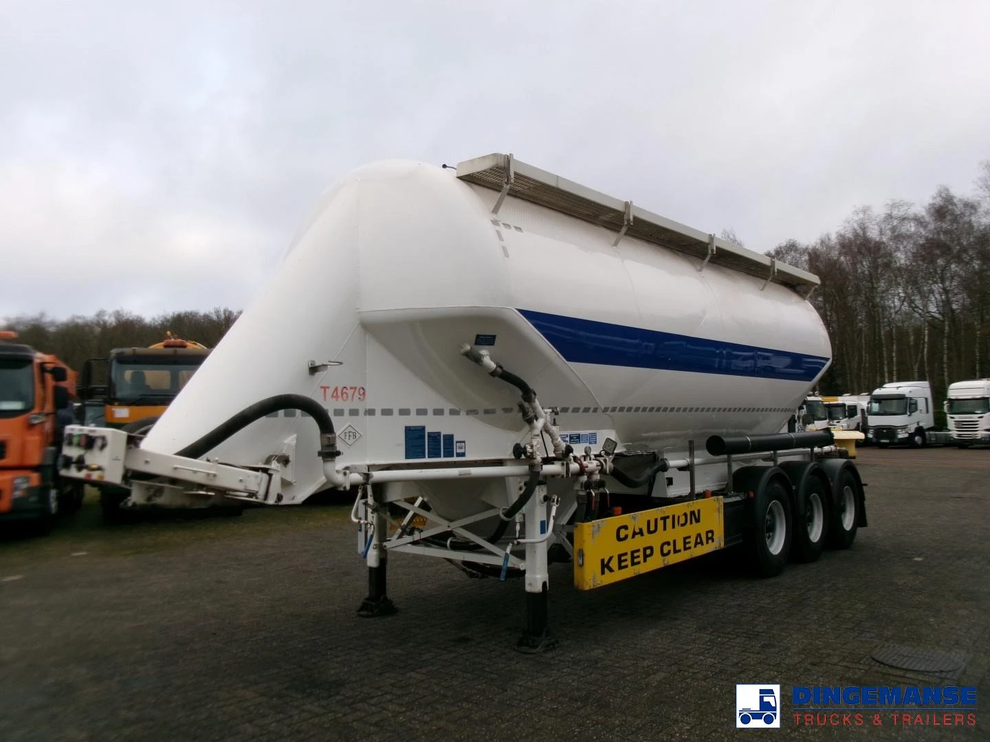 Feldbinder Powder tank alu 36 m3 / 1 comp 2015 Bild 1