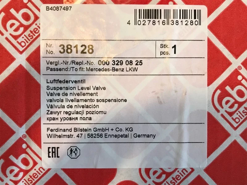 Mercedes-Benz 2022 - 0003290825 FEBI BILSTEIN 38128 DRAAISCHUIFKLEP NIEUW immagine 4