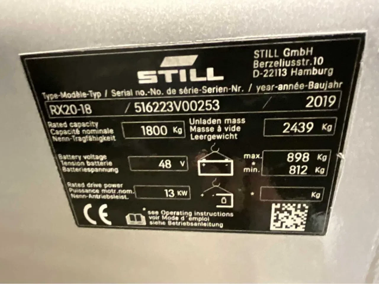 Still 2019 - RX20-18 - 4,5M - Triplex - Vorkenversteller - Freelift - Sideshift afbeelding 12