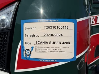 Scania R 2024 - SUPER 420R / ENGINE RUNNING / RETARDER / !!ONLY:164667 KM!! / PARK-COOL / NAVI / LWDS / AUTOMATIC / EURO-6 / 2024 zdjecie 30