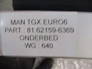 MAN TGX - 81.62159-6369 ONDER BED EURO 6 imagem 3 miniatura