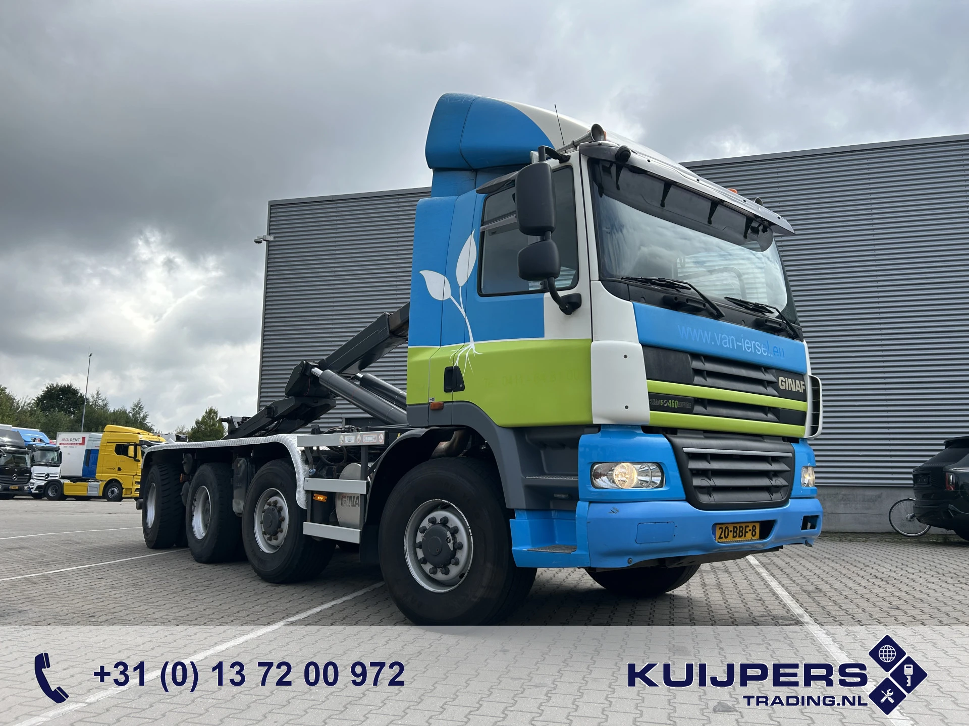 DAF CF 460 / Ginaf X 4243 TS 8x6 2012 - / VDL Hooklift 30 Ton afbeelding 1