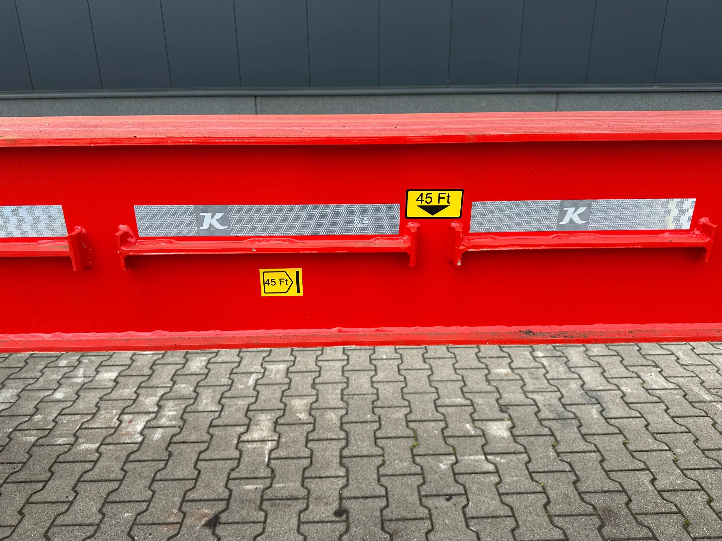 KAESSBOHRER 2026 - new and unused Heavy-Duty flatbed / 690cm extendable / steering axle / lift axle / twistlocks / timberstakes / NL-trailer / APK: 04-2027 obrázek 20