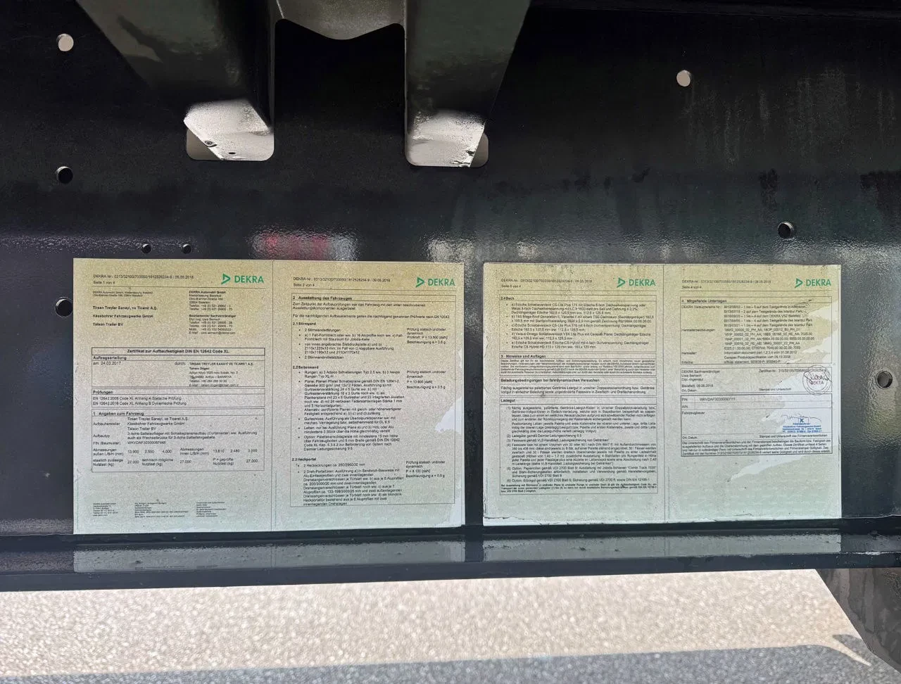 KAESSBOHRER 2018 - MAXIMA DRUM BRAKES SLIDING ROOF NO RUST GALVANISED CHASSIS TOP CONDITION NL TRAILER 10 PIECES image 21