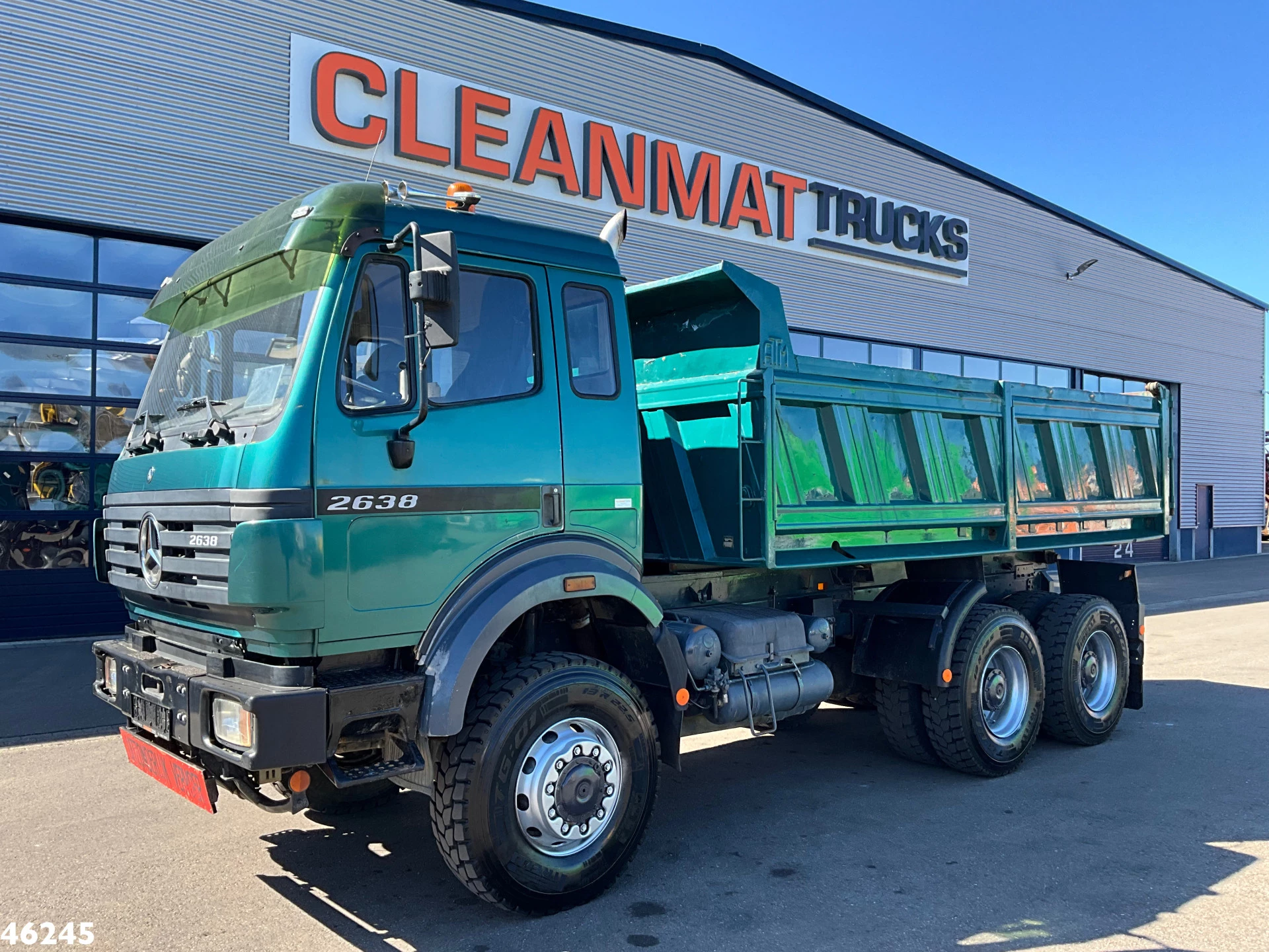 Mercedes-Benz 2638 AK V8 6x6 Manual Full steel suspension Meiller 10m³ kipper 1995 immagine 2