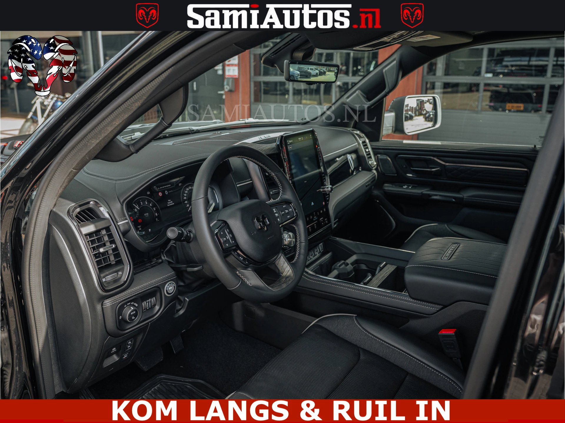 Dodge Ram Pick-Up 2024 - HULK Pack | Limited Night H.O 540HP 706Nm | Massage + Full Option | De Meest Luxe en Volle in zijn Klasse | Hulk Pack is meer prijs | Bild 68